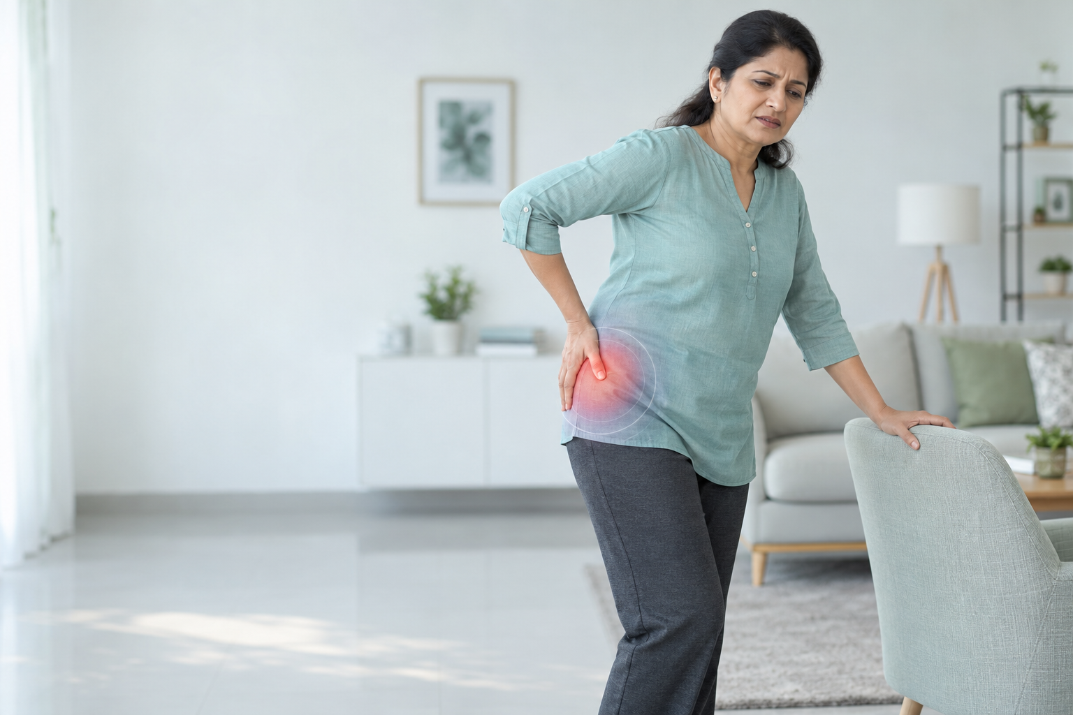 Hip Joint Pain treatment at T. Jana's Physio Care